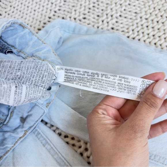Zara Light Blue Denim Girl's Jeans Size 8 - Picture 8 of 8